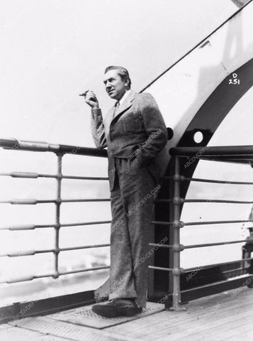 Bela Lugosi on Queen Mary 1930's 2097-37