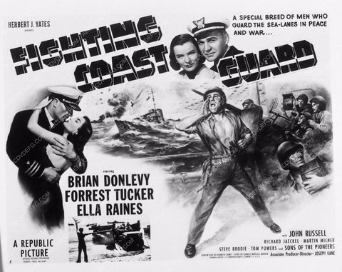 ad slick Forrest Tucker Fighting Coast Guard 2105-02