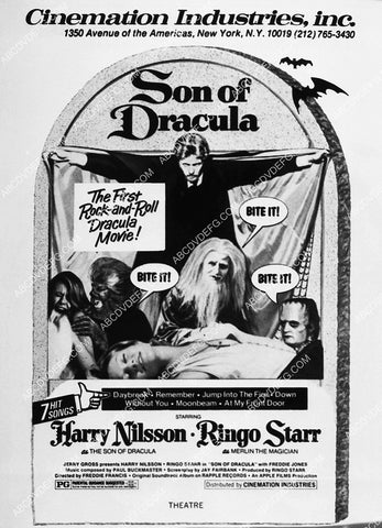 ad slick Harry Nilsson Ringo Starr film Son of Dracula 2112-11