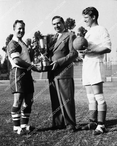 Bela Lugosi out on the field w a soccer team 2112-21