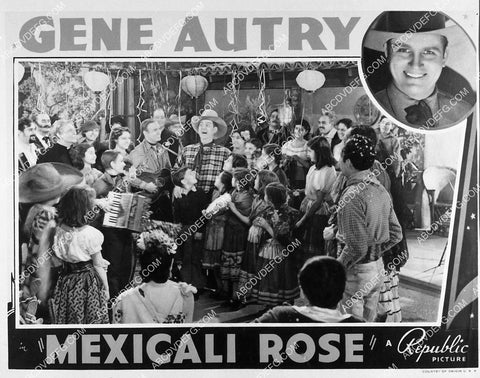 ad slick Gene Autry film Mexicali Rose 2120-03