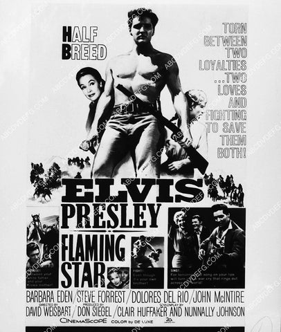 ad slick Elvis Presley film Flaming Star 2121-01