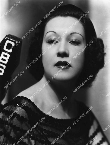 Ethel Merman at the CBS microphone 2136-18