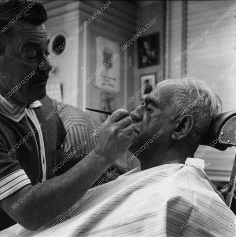 Boris Karloff makeup artrists George & Gordon Bau Frankenstein 1970 2158-17