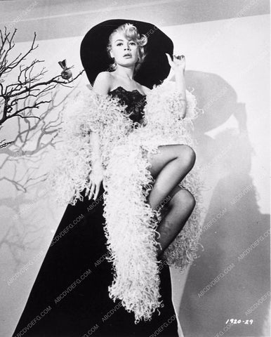 Sandra Dee w sexy boa comedy film If a Man Answers 2176-31