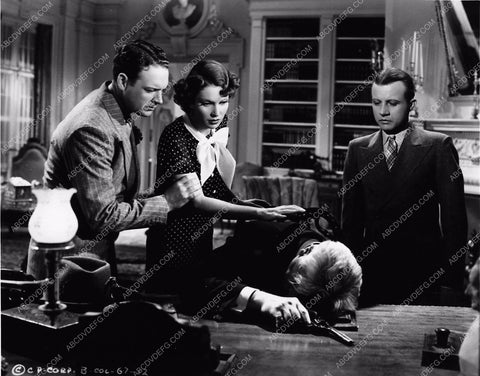 William Gargan Dwight Frye Marguerite Churchill Alibi for Murder 2188-33