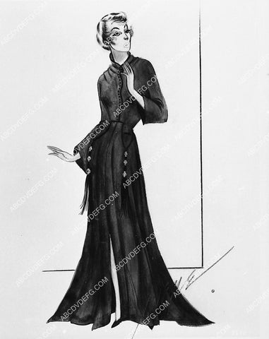 MGM Studios costume wardrobe sketch by Irene for film Easter Parade 2195-30