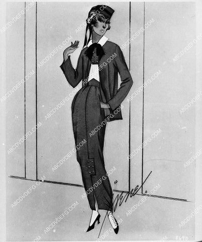 MGM Studios costume wardrobe sketch by Irene for film Easter Parade 2196-06