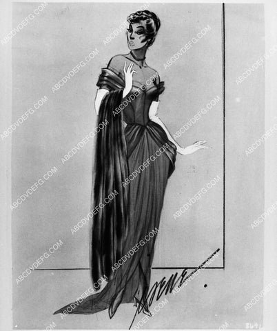 MGM Studios costume wardrobe sketch by Irene for film Easter Parade 2196-09