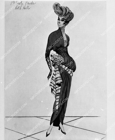 MGM Studios costume wardrobe sketch by Irene for film Easter Parade 2196-11