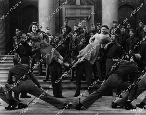 June Allyson dancing for the boys film Best Foot Forward 2223-10