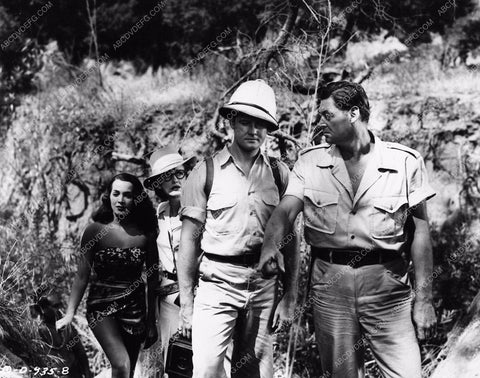 Johnny Weismuller Virginia Grey George Reeves film jungle gym 2230-05