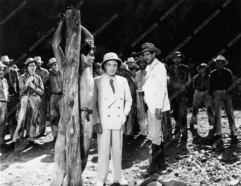 shirtless Robert Wilcox gets whipped by Peter Lorre Island of Doomed Men 2246b-18