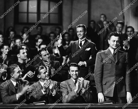 Robert Stack James Stewart Robert Young and cast film The Mortal Storm 2250-10