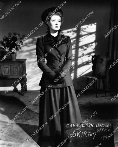 Greer Garson wardrobe slate shots film Madame Curie 2254-14