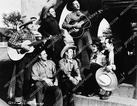 The Sons of the Pioneers Charles Starrett Iris Meredith film Call of the Rockies 2275-03