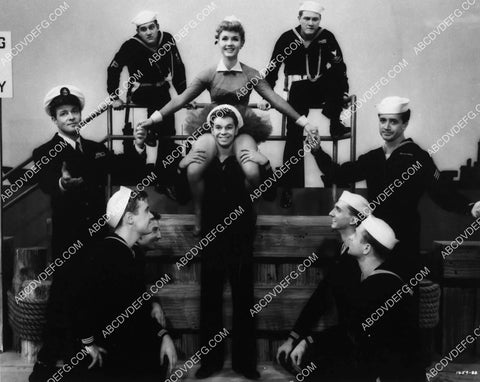 Debbie Reynolds dancing w the sailors film Hit the Deck 2309-13