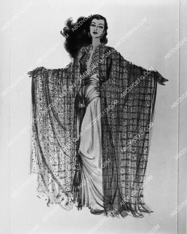 Columbia Studios costume wardrobe sketch unknown film 2379-21