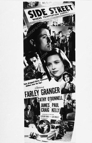 ad slick Farley Granger Cathy O'Donnell film Side Street 2528-34