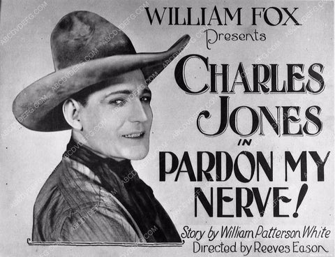 Buck Jones silent film Pardon My Nerve 2540-06