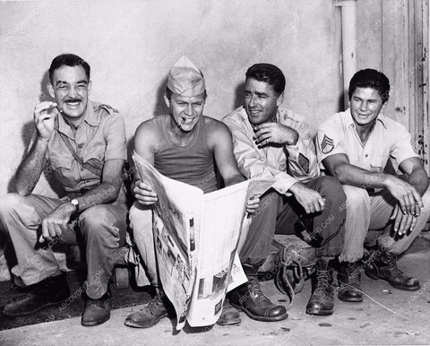Steve McQueen Peter Lawford Never So Few 2546-24