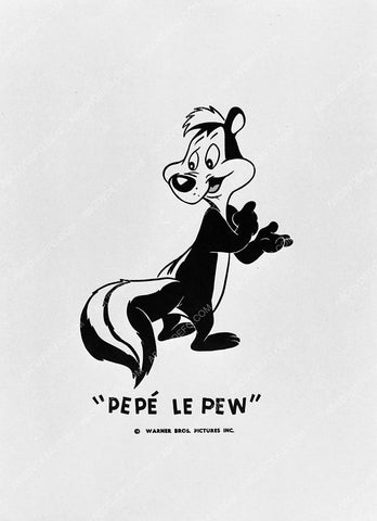 animated character Pepe Le Pew portrait 2717-10