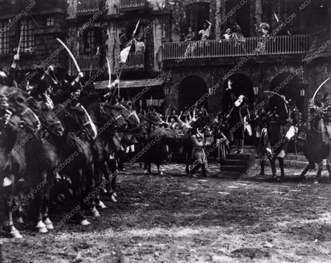 military cavalry scene silent film Orphans of the Storm 2730-12