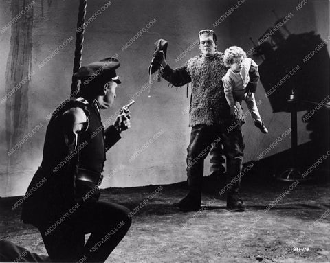 Lionel Atwill Boris Karloff horror film The Son of Frankenstein 2737-24