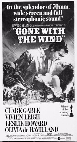 Gone With the Wind 70mm add slick 2766-06