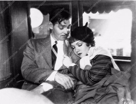 Clark Gable Claudette Colbert film It Happened One Night 2766-21