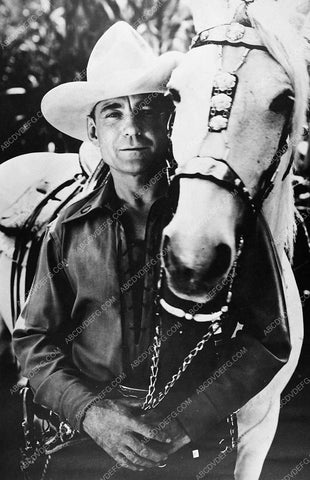 Buck Jones w his horse Silver portrait 2778-27