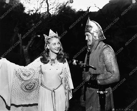 Lois Hall George Reeves serial film The Adventures of Sir Galahad 2778-33