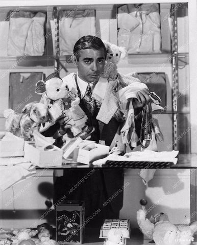 Eddie Cantor and stuffed animals film Forty Little Mothers 2813b-24