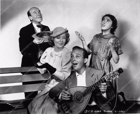 candid Edith Fellows Madge Evans Bing Crosby Donald Meek 2816-23