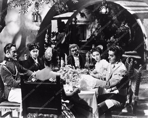 Basil Rathbone Linda darnell Tyrone Power film The Mark of Zorro 2858-16