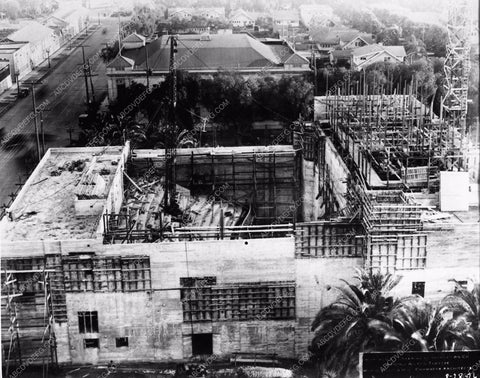 1926 historic Hollywood L.A. Vine St. Theatre under construction 2877-18