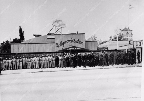 1941 historic Los Angeles Hollywood Canteen actual building 2877-32