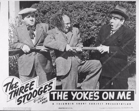 Three Stooges Moe Larry Curly comedy short The Yokes on Me 2919-24