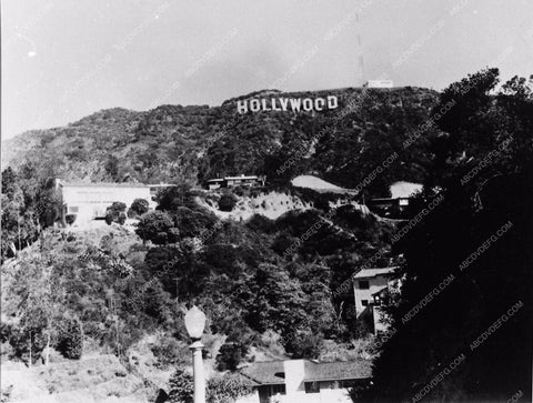 historic Los Angeles Hollywood sign Hollywood Hills 1960 2924-22