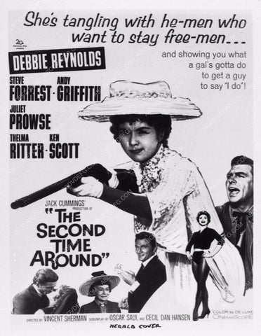 ad slick Debbie Reynolds The Second Time Around 2925-01