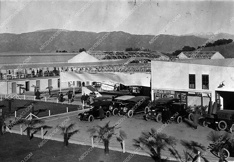 historic Los Angeles Hollywood 1915 Universal Studios observation deck w patrons 3034-16