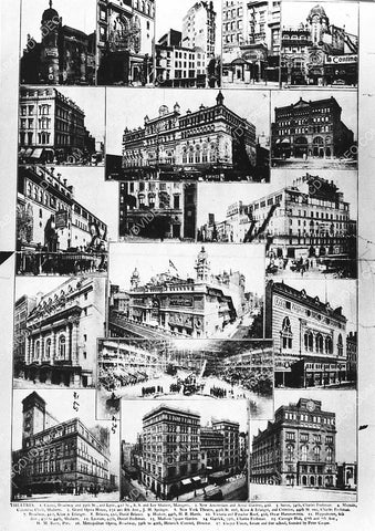 historic New York City circa 1900 various buildings 3044-19