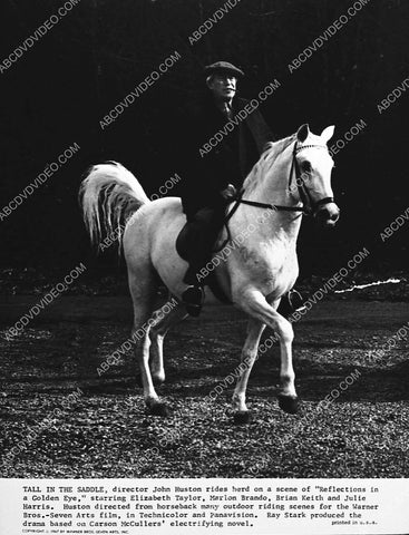 John Huston on horseback film Reflections in a Golden Eye 3051-30