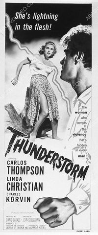 ad slick Linda Christian film Thunderstorm 3063-34
