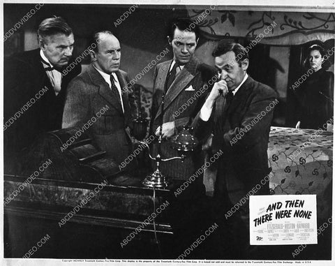 ad slick Barry Fitzgerald Louis Hayward Roland Young film And Then Were None 3118-09