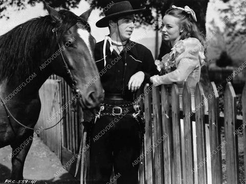 Lash La Rue Sarah Padden film Song of Old Wyoming 3130-02