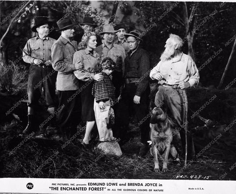 Edmund Lowe Brenda Joyce film The Enchanted Forest 3180-32