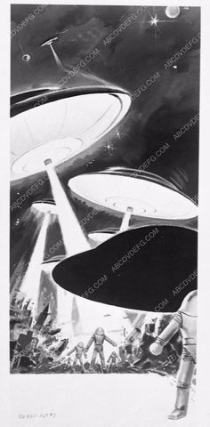 ad slick Earth Versus Flying Saucers 3218-02