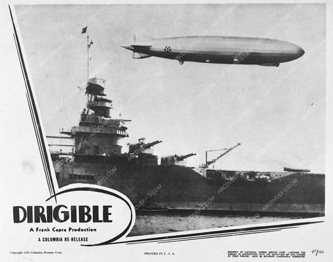 ad slick Dirigible Frank Capra Production 3229-15