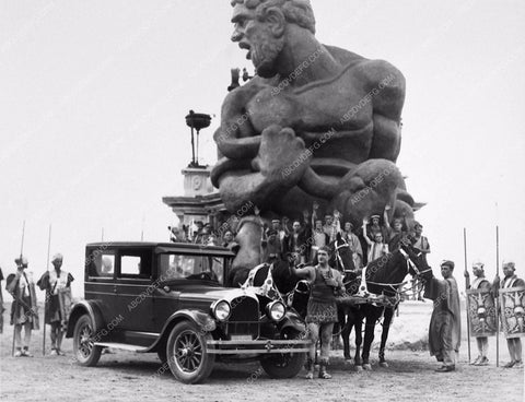 Francis X. Bushman behind the scenes Ben Hur vintage automobile 3248-16